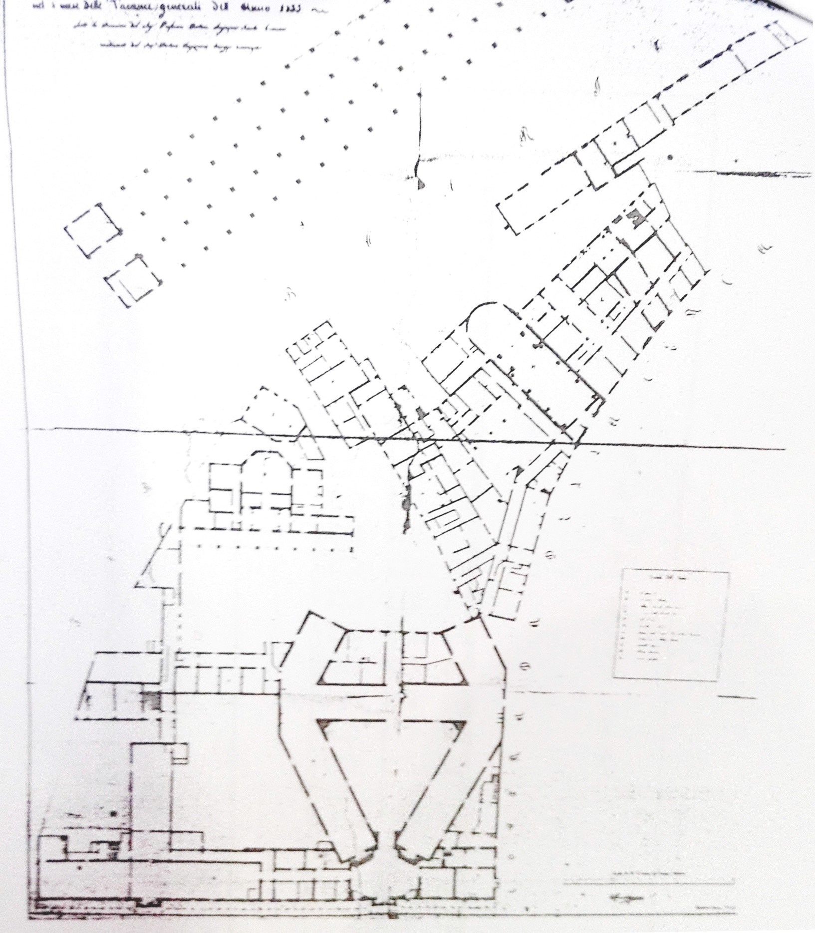 Rilievo Cadetti Matematici Pionieri 1835 (A.S.MO mappe ECA)